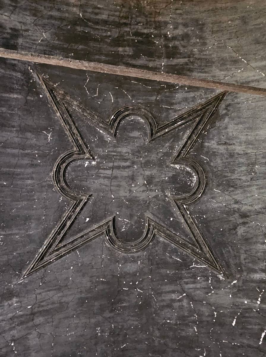 Церковь Николая Чудотворца, Викторово (Великоустюгский район, Вологодская область). интерьер и убранство, Потолок 1-го этажа