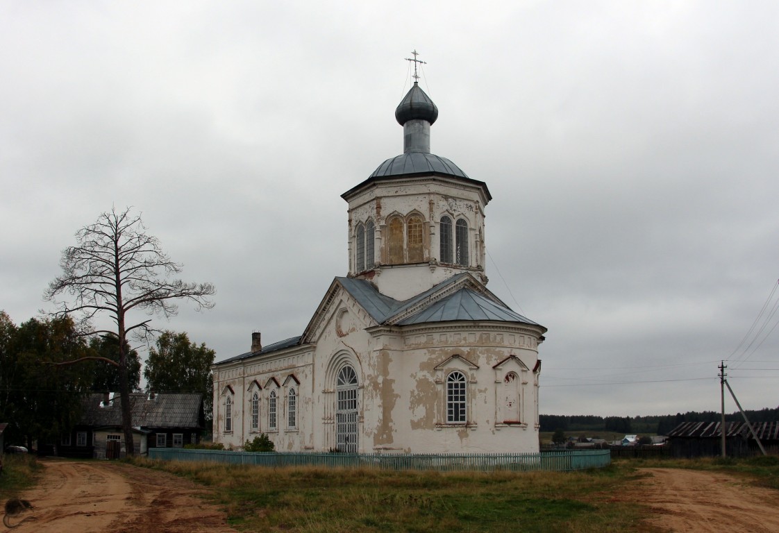 Дуниловская Богородицкая мужская пустынь. Церковь Николая Чудотворца, Дуниловский (Никольский район, Вологодская область). фасады