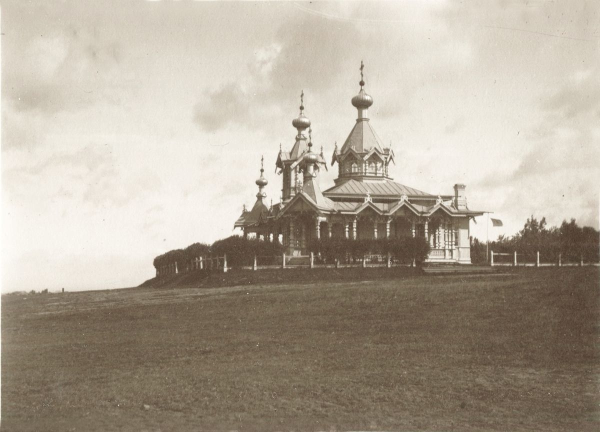 Частная коллекция. Фото 1900-х годов, архивная фотография. Церковь Александра Невского при Большом лагере в Красном Селе, Петровская Мельница (Ломоносовский район, Ленинградская область)