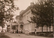 Церковь Успения Пресвятой Богородицы, Фотоснимок, выполненный в нач. ХХ века (1909 г.?)<br>, Октября, остров (Успенский остров), Волховский район, Ленинградская область