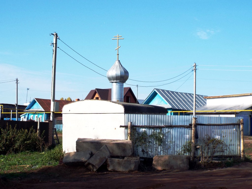 Церковь Вознесения Господня (строящаяся), Мелекес (Тукаевский район, Республика Татарстан). дополнительная информация, В настоящее время службы проводятся во временном вагончике.