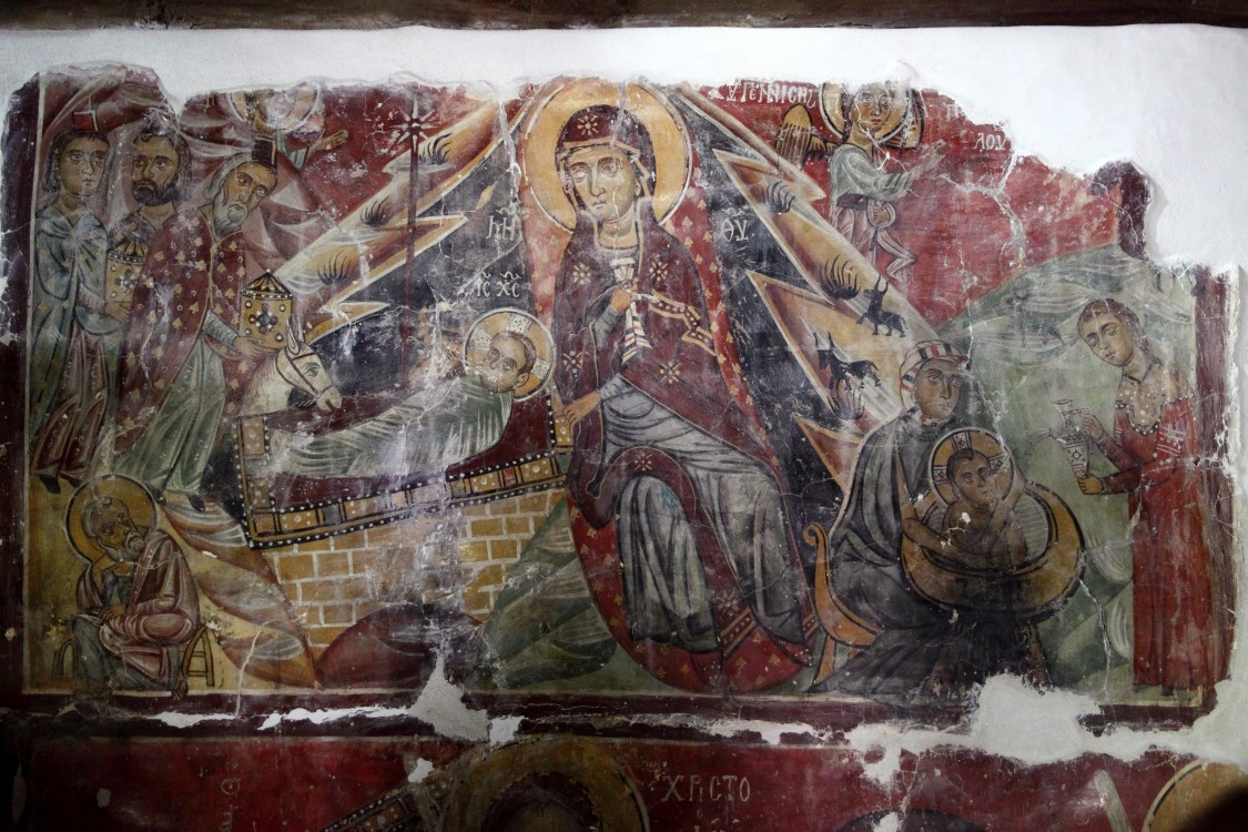 Часовня Пресвятой Богородицы из Мутуллы, Мутуллас (Никосия, Кипр). интерьер и убранство, Рождество. XIII в.