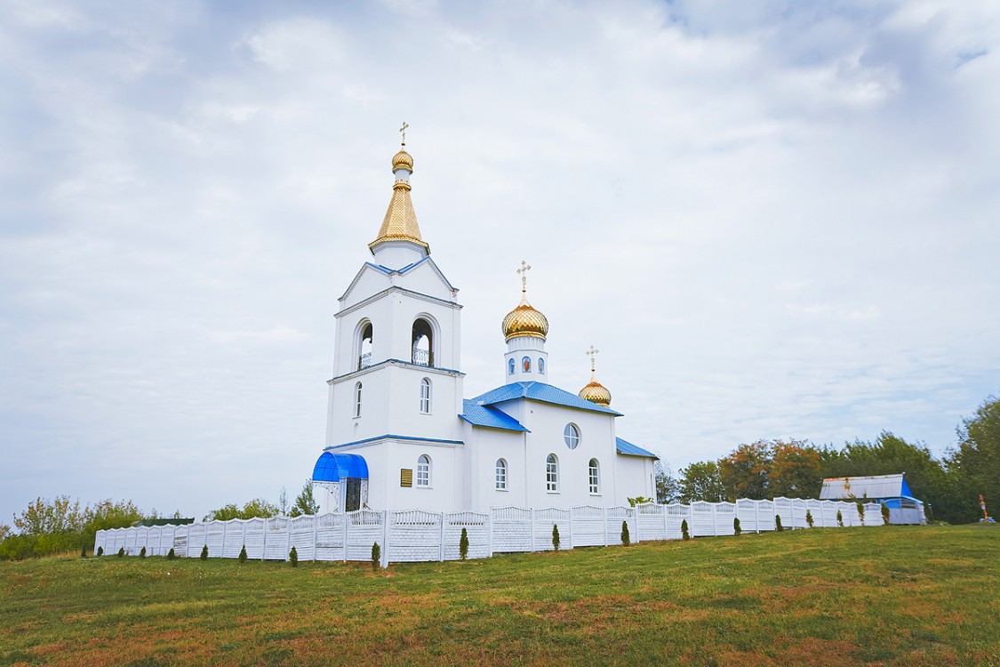 Мозырь. Церковь Георгия Победоносца. общий вид в ландшафте