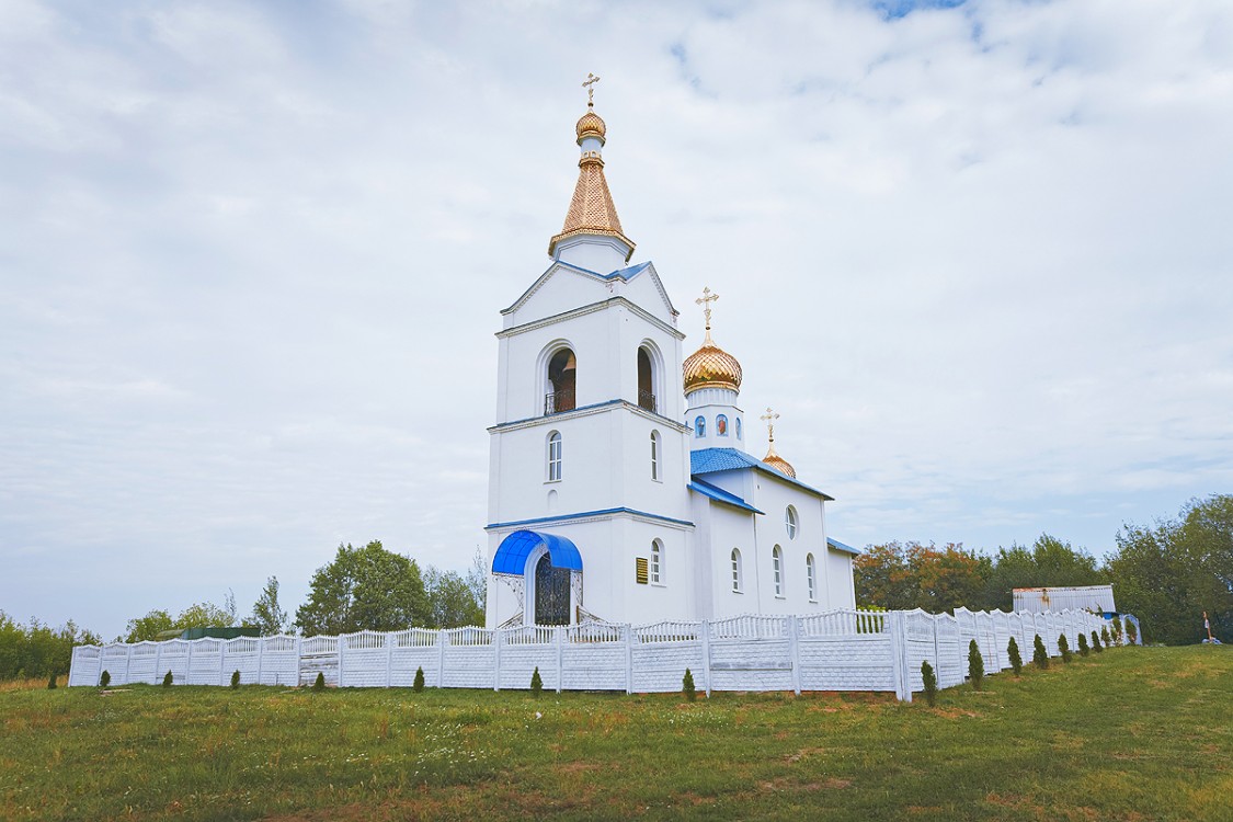 Мозырь. Церковь Георгия Победоносца. общий вид в ландшафте