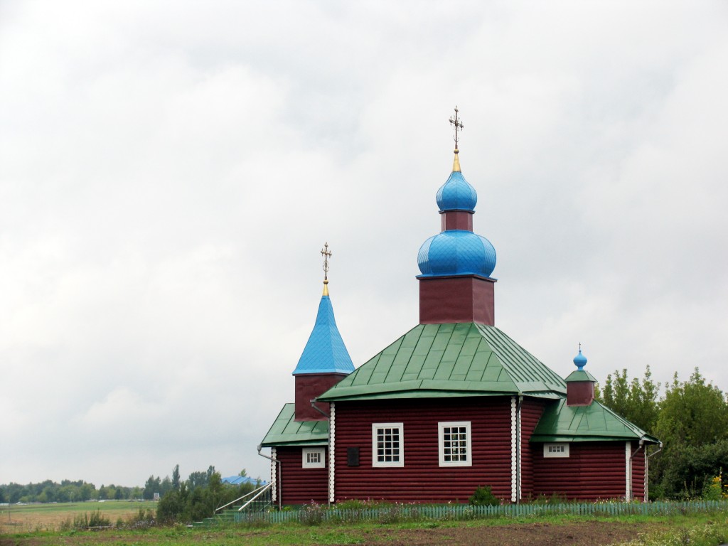 Мозырь. Церковь Георгия Победоносца. дополнительная информация, Фото сгоревшего в 2007 храма