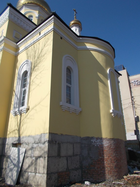 Церковь Иоанна Богослова в Октябрьском ущелье, Саратов (Саратов, город, Саратовская область). фасады, Алтарная часть храма.