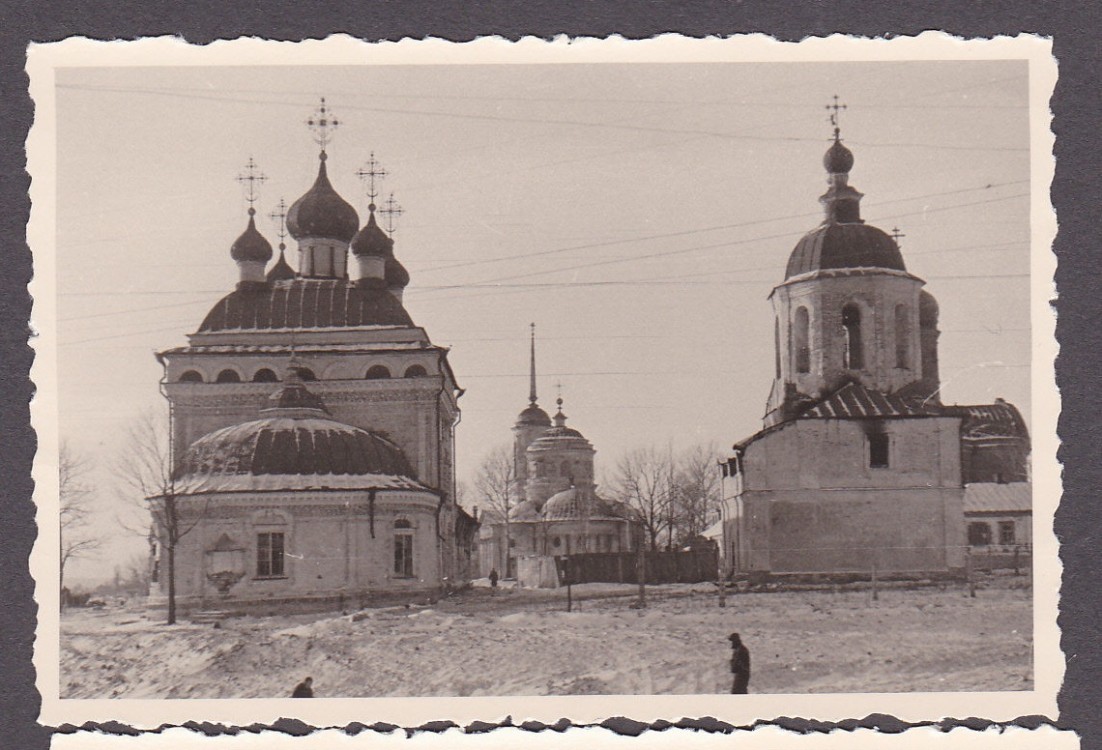 Ливны. Церковь Георгия Победоносца (старая). архивная фотография, Церковь в центре на втором плане. Фото 1941 г. с аукциона e-bay.de