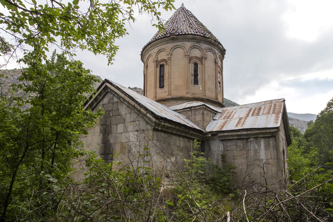 Монастырь Хахули. Церковь Богородицы, Багбаши (Эрзурум, Турция). архитектурные детали, вид с северо-востока