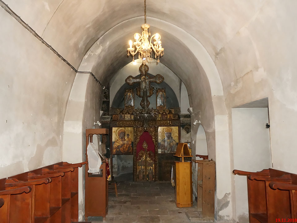 Церковь Георгия Победоносца, Дериния (Фамагуста, Кипр). интерьер и убранство