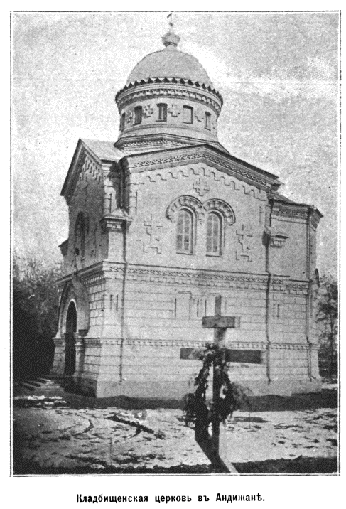 Андижан. Часовня Георгия Победоносца (старая). архивная фотография, До землетрясения, ранее существовавшая часовня. Фото из журнала 