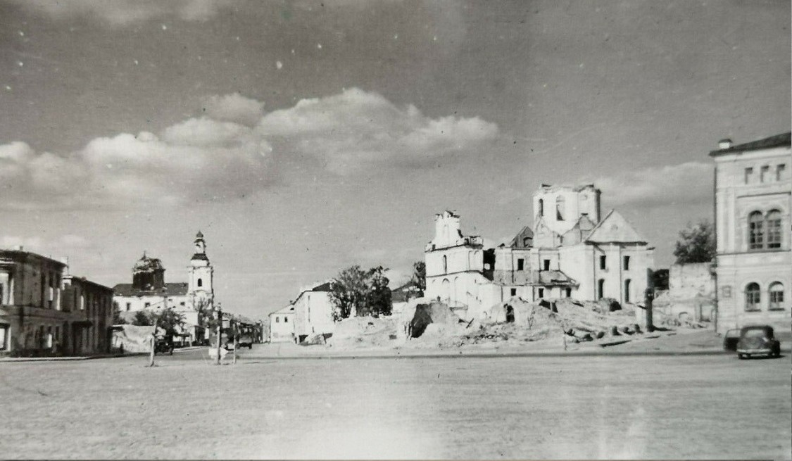 Могилёв. Богоявленский Братский мужской монастырь. архивная фотография, Фото 1941 г. с аукциона e-bay.de