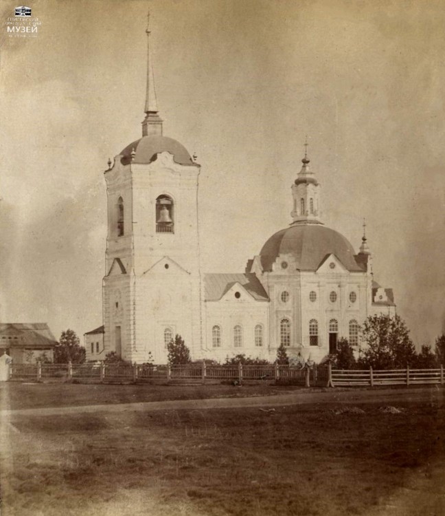 Енисейск. Церковь Входа Господня в Иерусалим. архивная фотография, Фото 1880 года из фондов Енисейского краеведческого музея им. А.И. Кытманова