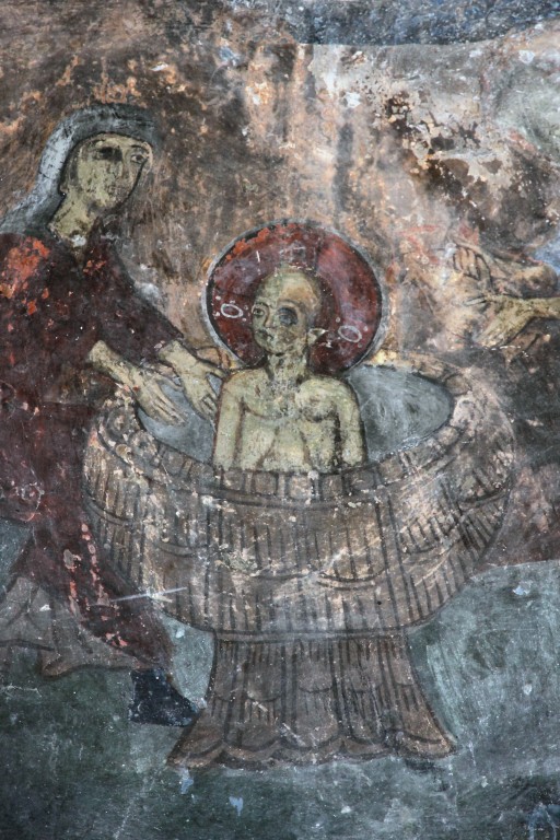 Успенский монастырь. Церковь Марины в колокольне, Сапара (Самцхе-Джавахети, Грузия). интерьер и убранство, фрагмент композиции 