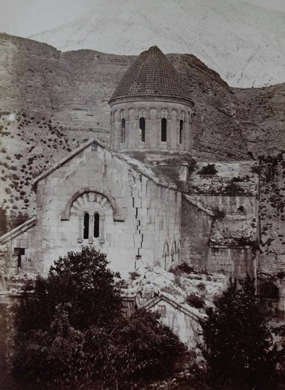 Собор Иоанна Предтечи, Чамлыямак (Эрзурум, Турция). архивная фотография, Общий вид в 1917 году.