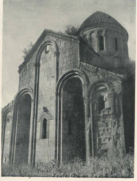 Чамлыямак. Собор Иоанна Предтечи. архивная фотография, Фрагмент фасада в 1917 году
