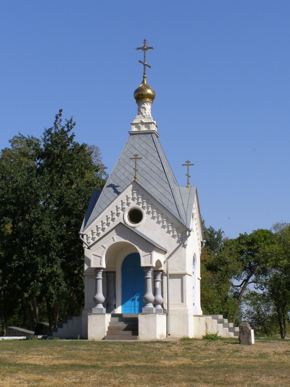 Часовня Покрова Пресвятой Богородицы (новая), Старочеркасская (Аксайский район, Ростовская область). фасады, Западный фасад