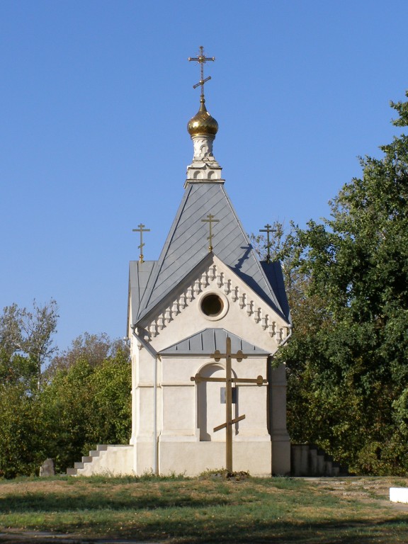 Часовня Покрова Пресвятой Богородицы (новая), Старочеркасская (Аксайский район, Ростовская область). фасады, Восточный фасад