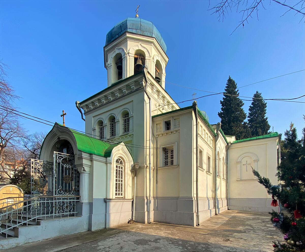 Церковь Александра Невского, Чугуретский район (Тбилиси, город, Грузия). фасады, Вид с юго-запада