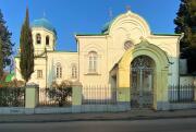 Церковь Александра Невского, Вид с юга через улицу Марджанишвили<br>, Чугуретский район, Тбилиси, город, Грузия