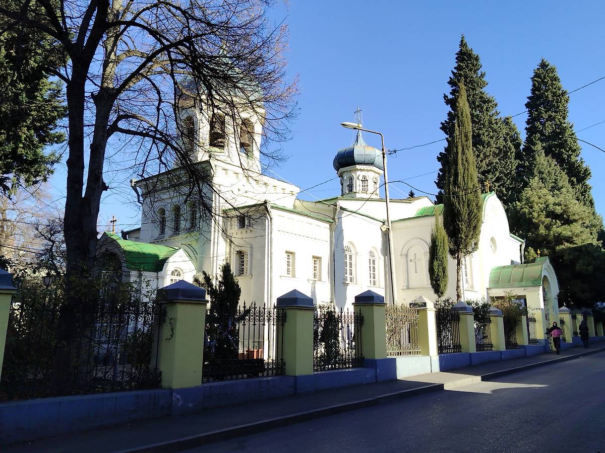 фасады. Церковь Александра Невского, Чугуретский район (Тбилиси, город, Грузия)