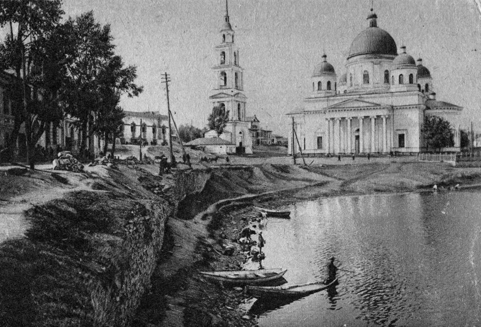 Собор Троицы Живоначальной, Златоуст (Златоуст, город, Челябинская область). архивная фотография, 1918 - 1920 года