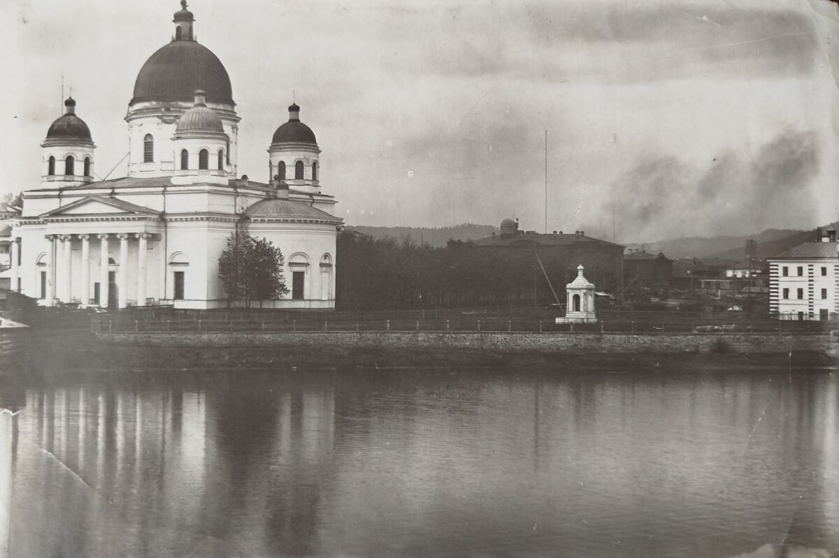 Собор Троицы Живоначальной, Златоуст (Златоуст, город, Челябинская область). архивная фотография, До разрушения