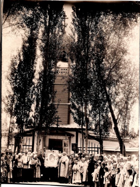 Инин (Кульджа). Церковь Николая Чудотворца (старая). архивная фотография