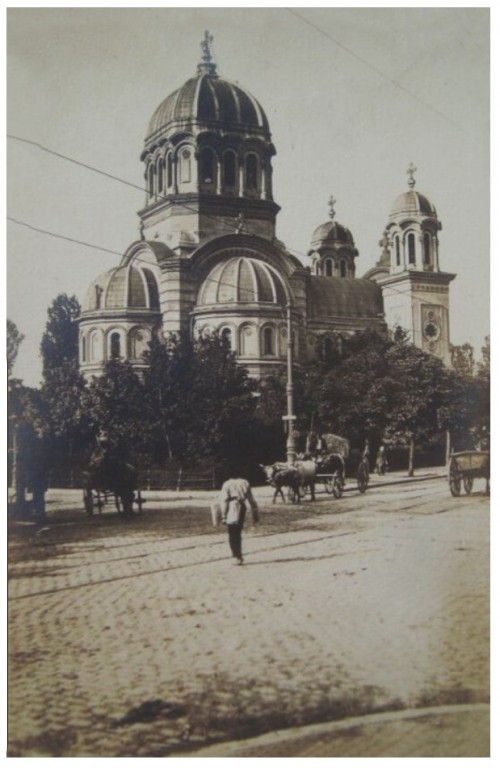 Церковь Николая Чудотворца, Бухарест, Сектор 4 (Бухарест, Румыния). архивная фотография, Фото 1920 г. из фондов Национального музея истории Румынии