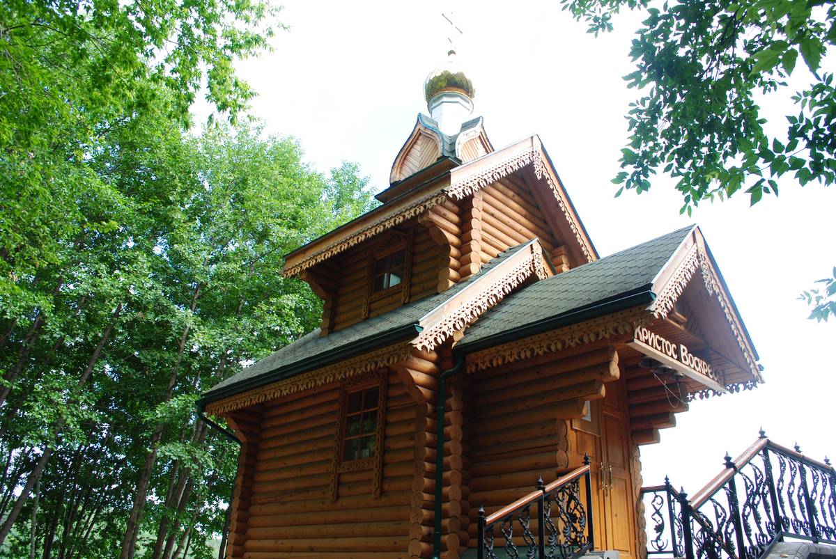 архитектурные детали. Часовня Александра Невского в санатории «Кисегач», Чебаркуль (Чебаркульский район и г. Чебаркуль, Челябинская область)