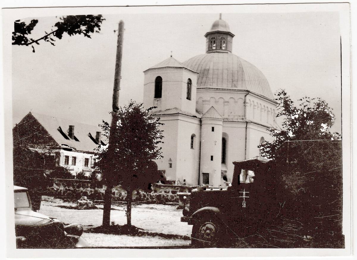 Фото 1941 г. с аукциона e-bay.de, архивная фотография. Церковь Александра Невского, Сморгонь (Сморгонский район, Беларусь, Гродненская область)