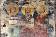 Некресский Успенский монастырь. Церковь Успения Пресвятой Богородицы, Ктиторы. Фреска XVI в.<br>, Шилда, Кахетия, Грузия