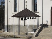 Церковь Успения Пресвятой Богородицы, Временная звонница<br>, Челюскинский, Пушкинский район и гг. Ивантеевка, Королёв, Московская область