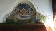 Церковь Успения Пресвятой Богородицы, Фреска над входом в церковь<br>, Созопол, Бургасская область, Болгария