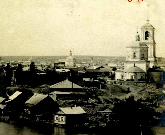 Камышин. Церковь Троицы Живоначальной (старая). архивная фотография, Фото с сайта http://www.etoretro.ru/pic85144.htm