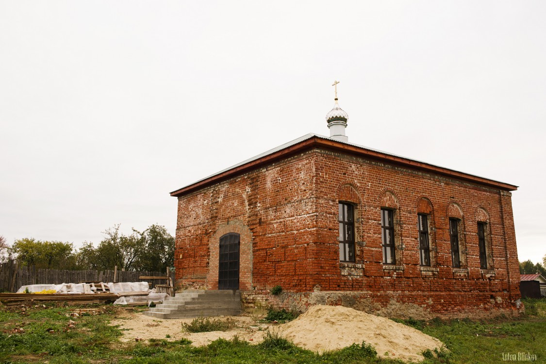 Санниково. Церковь Спаса Преображения. фасады