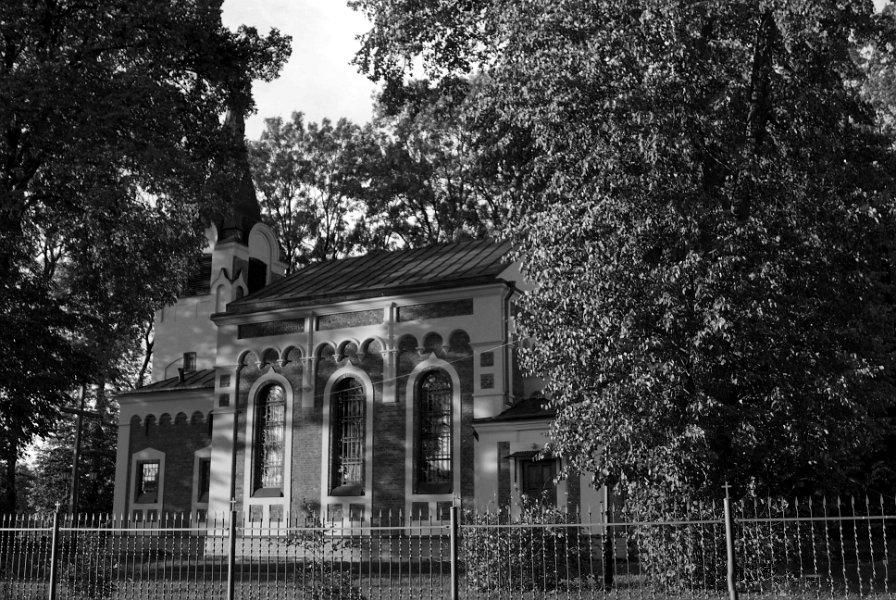 Крупе. Церковь Иоанна Богослова. архивная фотография, Частная коллекция. Фото 1980-х годов