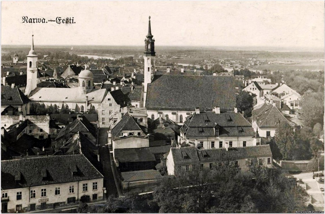 Собор Преображения Господня, Нарва (Ида-Вирумаа, Эстония). архивная фотография, Фото с сайта http://www.stena.ee/blog/oldnarva/narva-na-staryh-foto-2
