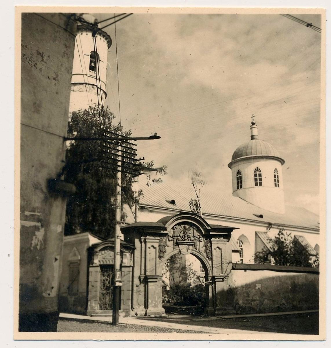 Фото 1941 г. с аукциона e-bay.de, архивная фотография. Собор Преображения Господня, Нарва (Ида-Вирумаа, Эстония)