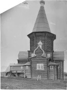 Церковь Вознесения Господня, Южный фасад. Фото Владимирова В. М. 1910-х гг. из коллекции ГНИМА. (ГК №33604005)<br>, Артюшинская (Конецгорье), Виноградовский район, Архангельская область