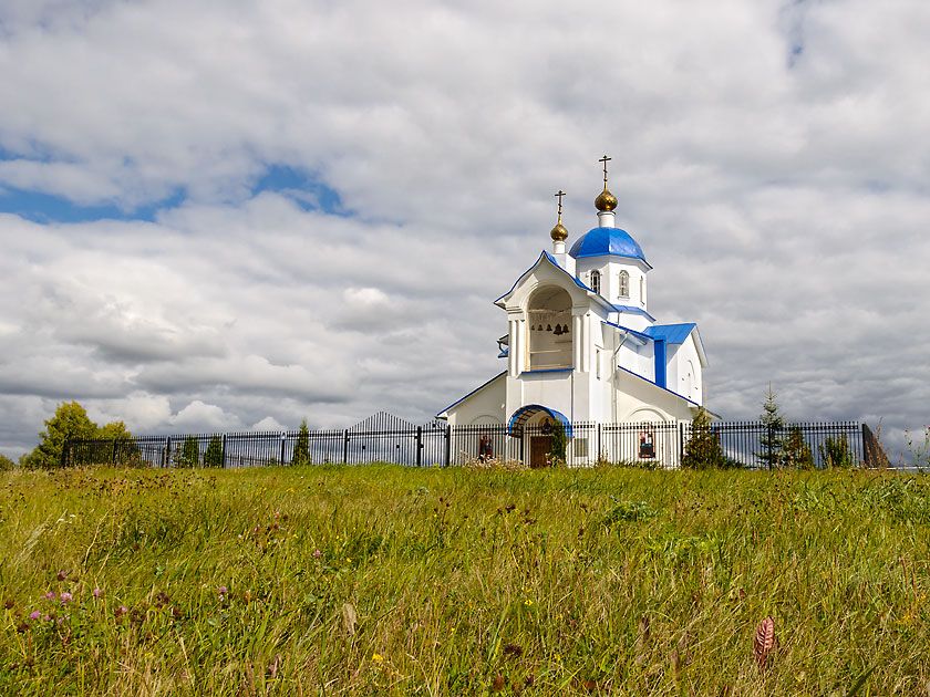 Булгаково. Церковь Покрова Пресвятой Богородицы. фасады