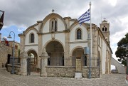 Церковь Воздвижения Креста Господня, западный фасад<br>, Пано Лефкара, Ларнака, Кипр