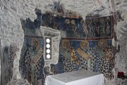 Церковь Михаила Архангела, Алтарная часть. Фрески XII в.<br>, Като Лефкара, Ларнака, Кипр