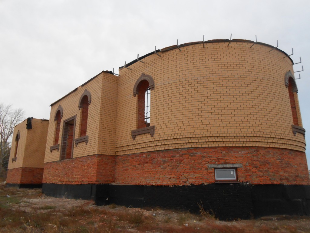 Муравлево. Церковь Луки (Войно-Ясенецкого) (строящаяся). документальные фотографии