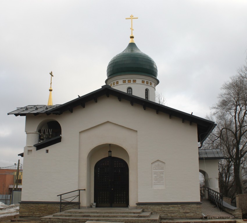 Косино-Ухтомский. Церковь Серафима Саровского в Кожухове. фасады, Вид с запада 