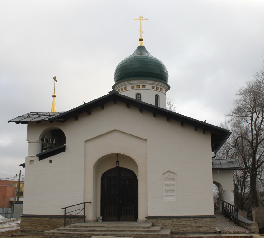 Церковь Серафима Саровского в Кожухове, Косино-Ухтомский (Восточный административный округ (ВАО), г. Москва). фасады, Вид с запада 
