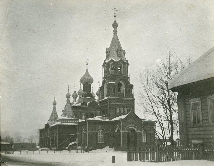 Ижевск. Церковь Покрова Пресвятой Богородицы в Зареке. архивная фотография, Фото 1934 года из фондов Национального музея Удмуртской Республики имени Кузебая Герда