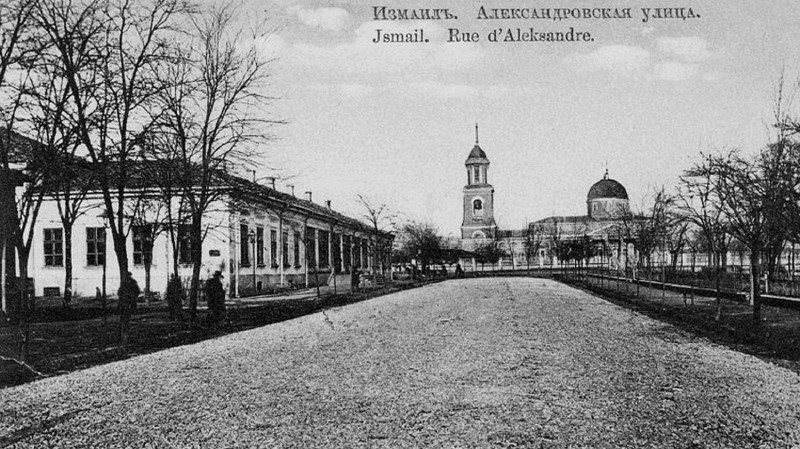 Кафедральный собор Покрова Пресвятой Богородицы, Измаил (Измаильский район, Украина, Одесская область). архивная фотография, Фотоснимок с фотокарточки нач. ХХ века.