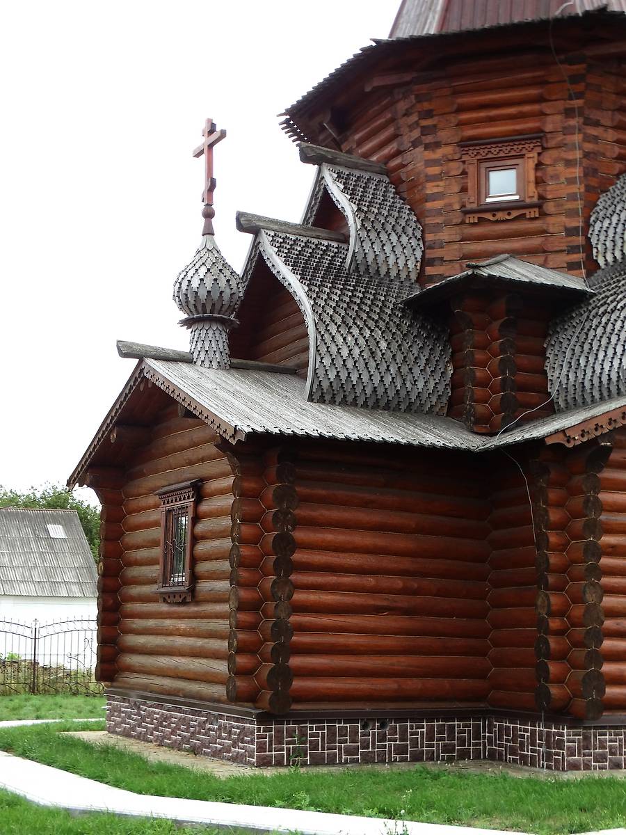 Апсида храма., архитектурные детали. Церковь Николая Чудотворца, Коростелёво (Мучкапский район, Тамбовская область)