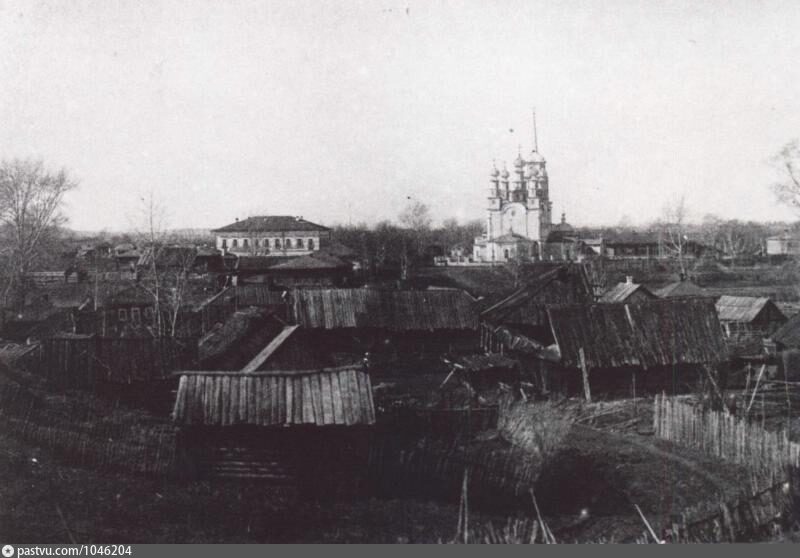 Верхние Муллы. Церковь Николая Чудотворца (старая). архивная фотография, https://pastvu.com/p/1046204