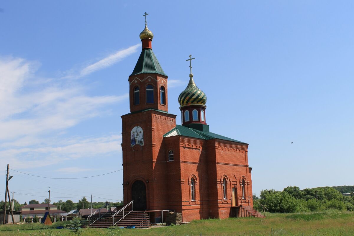 Церковь Троицы Живоначальной (новая), Мещерское (Сердобский район, Пензенская область). фасады